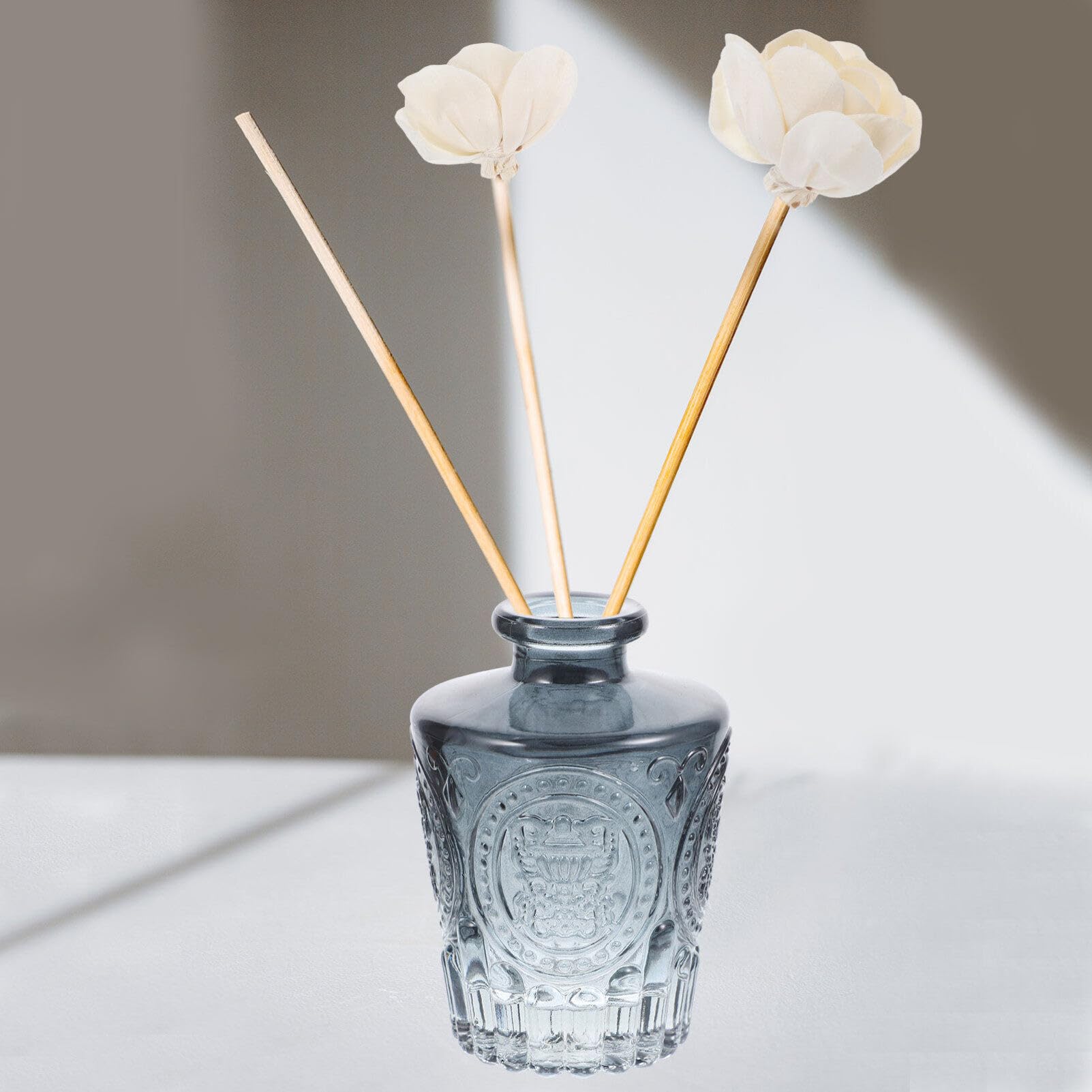 Amazon.co.jp: Lurrose 2個セット 50Ml ガラスアロマテラピーボトル 