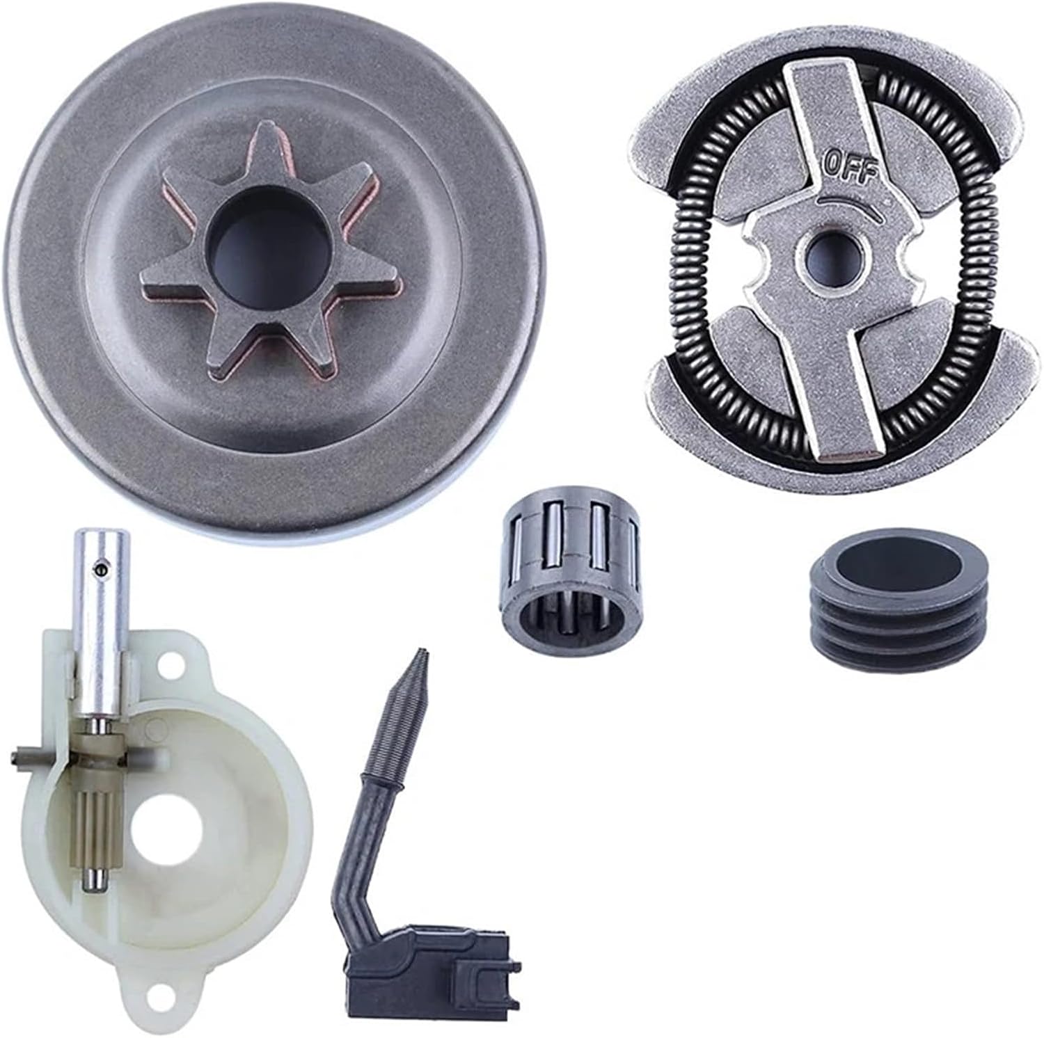 ハスクバーナ純正クラッチドラム/325ミニ .325-7T クラッチドラムベアリングオイルポンプウォームギアキット H137 325-7T クラッチドラムベアリングオイルポンプ、ウォームギアセット ハスクバーナ 137 136 141 142 36 41 チ