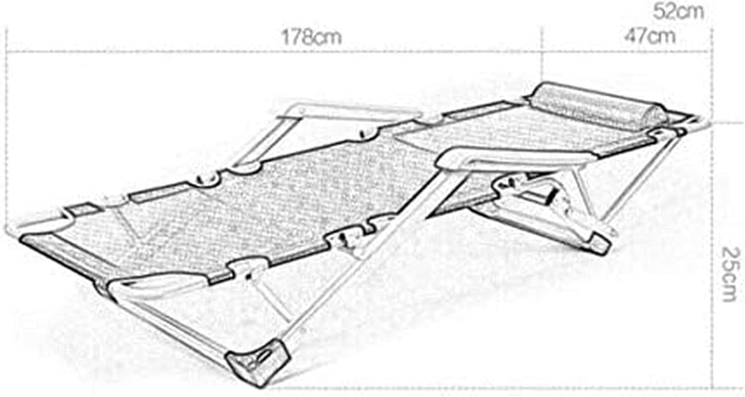 軽量調節可能な長椅子、ヘッドレストアームレスト付きラウンジャー無重力椅子リクライニングラウンジャーバックベッドガーデンチェアガーデン
