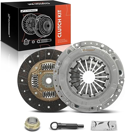 A-Premium Juego de embrague de transmisión compatible con Chevrolet Aveo 2004-2011, Aveo5 2007-2011 y Daewoo Lanos 1999-2002 y Pontiac G3 2009-2010,