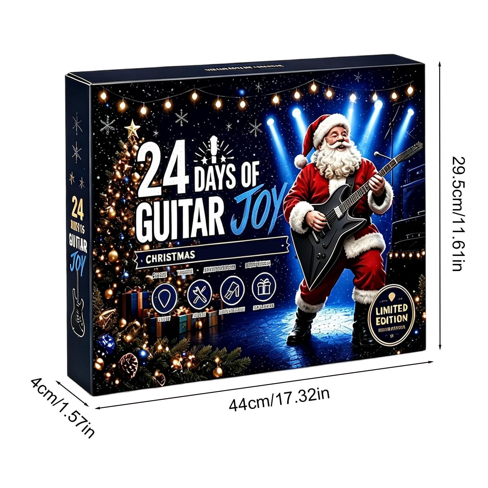 Calendario per chitarra, set di accessori per chitarra con conto alla