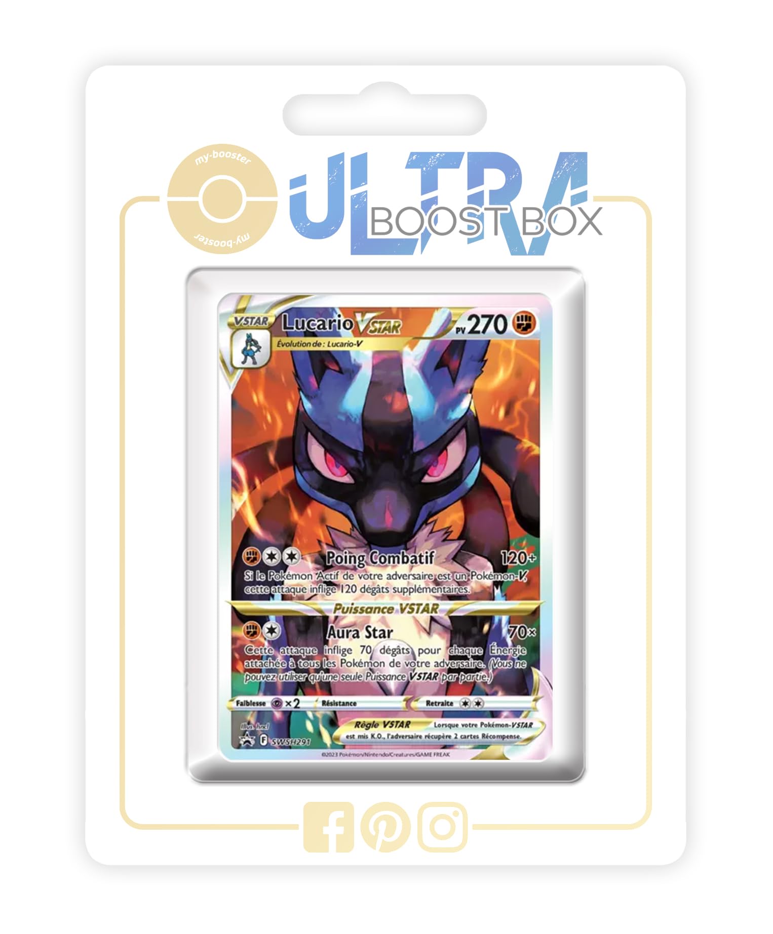 Lucario Ex SV017 - Ultraboost X Écarlate Et Violet 01