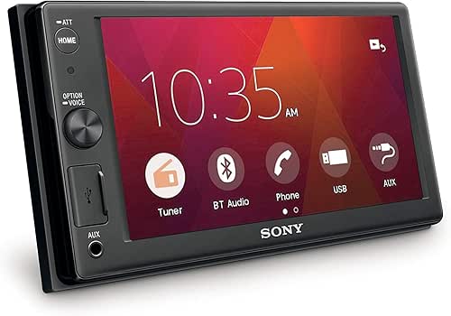 Sony XAVAX1000 Récepteur Multimédia 6,4 pouces avec Bluetooth et Apple