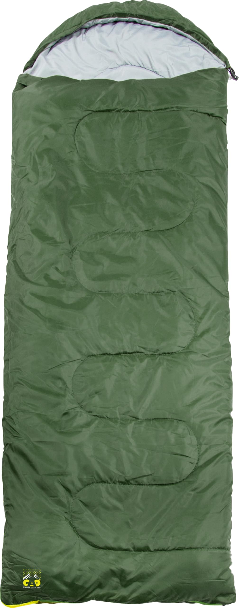 C.A.O. 6007K Śpiwór dla dorosłych, Khaki, 180 (+30cm) x 70 cm