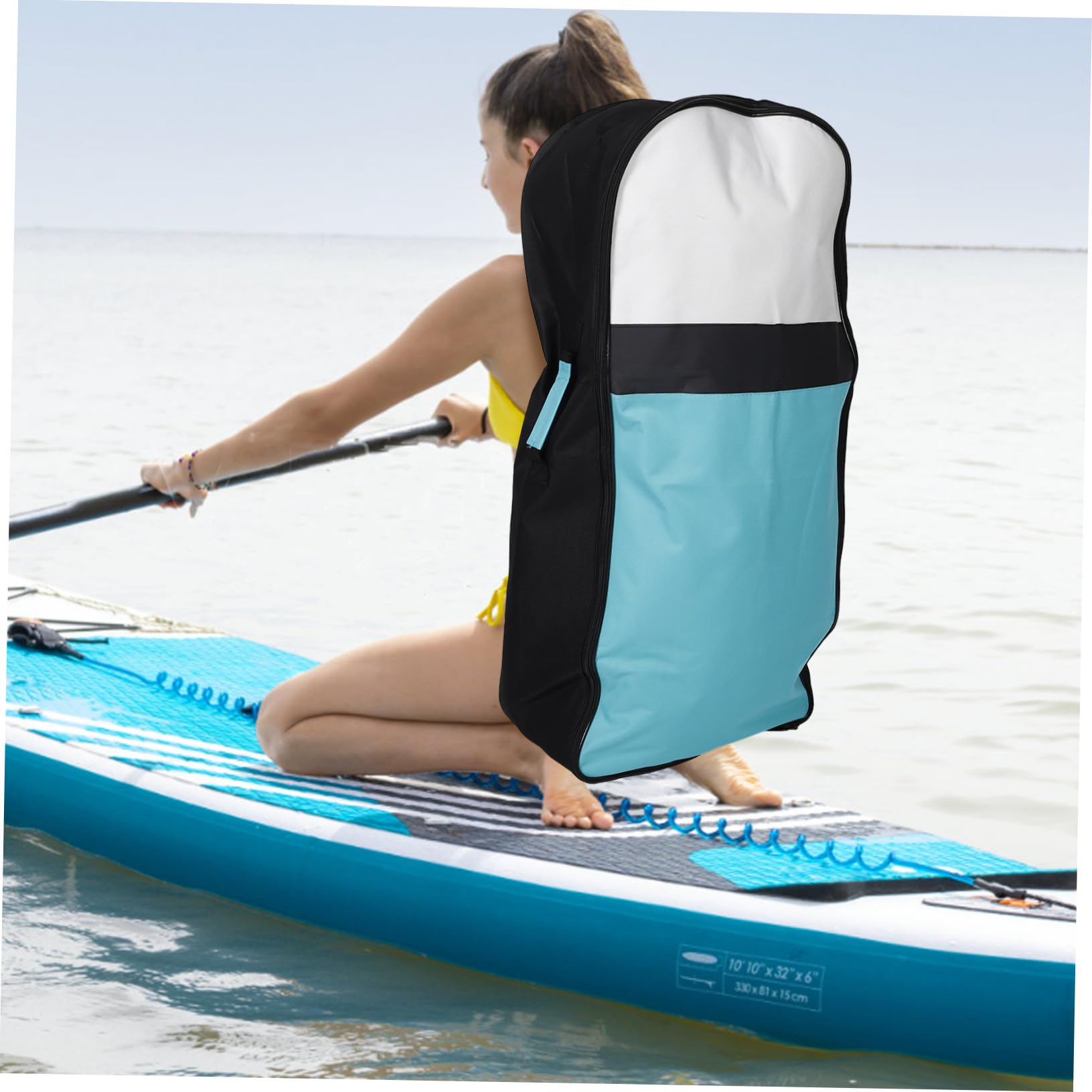 Abaodam Planche De Surf Gonflable Pour Plage Bodyboard Flottant Léger Pour Adultes Et Aide Natation Avec Portage Intégré Dos