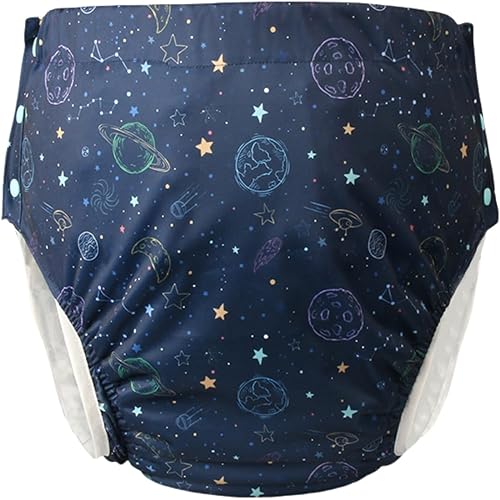WEEOATAR Pañal de tela unisex reutilizable para adultos, pañales de natación lavables, pañal de bolsillo ajustable para incontinencia con broches,