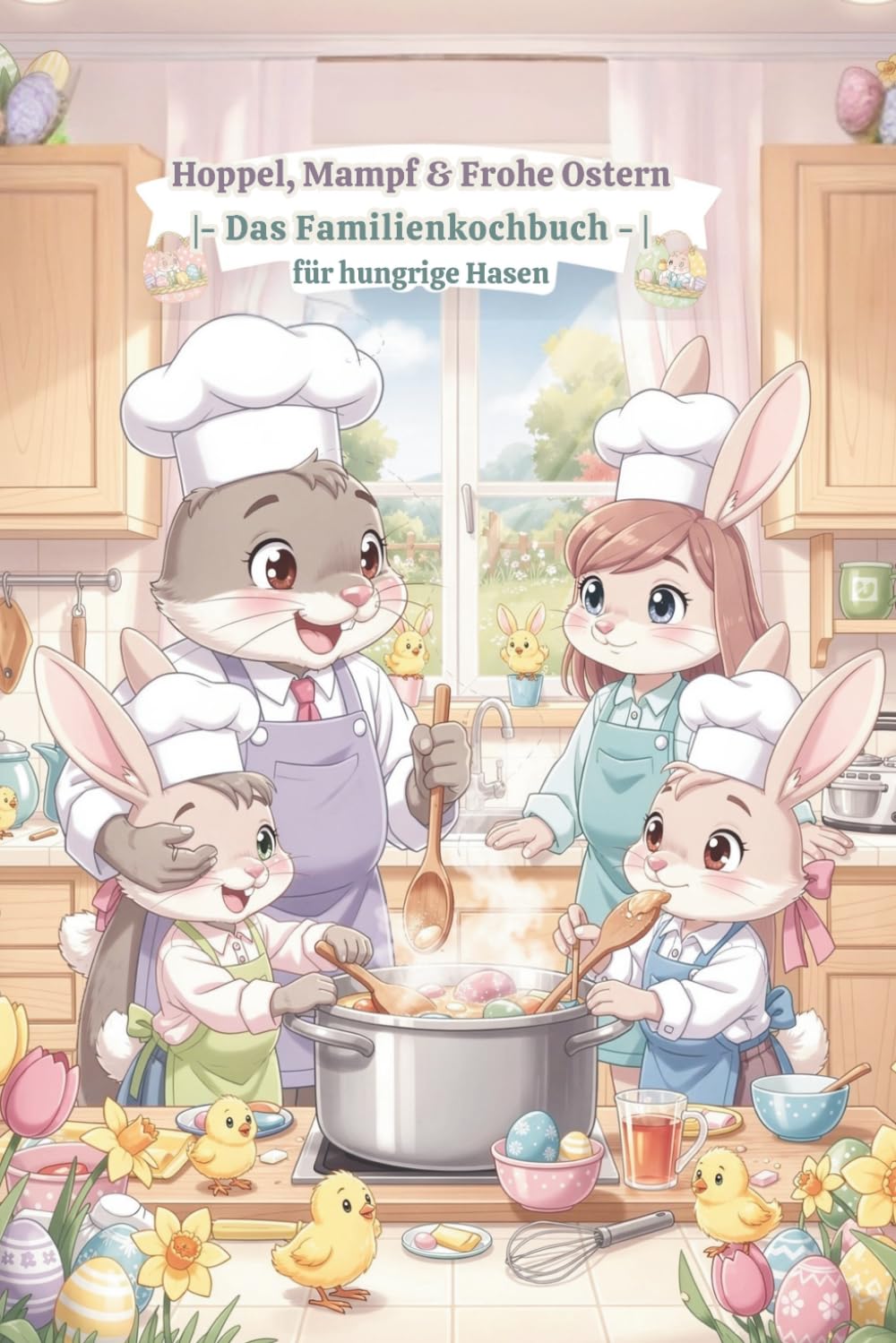 Familienkochbuch für hungrige Hasen: Hoppel, Mampf & Frohe Ostern