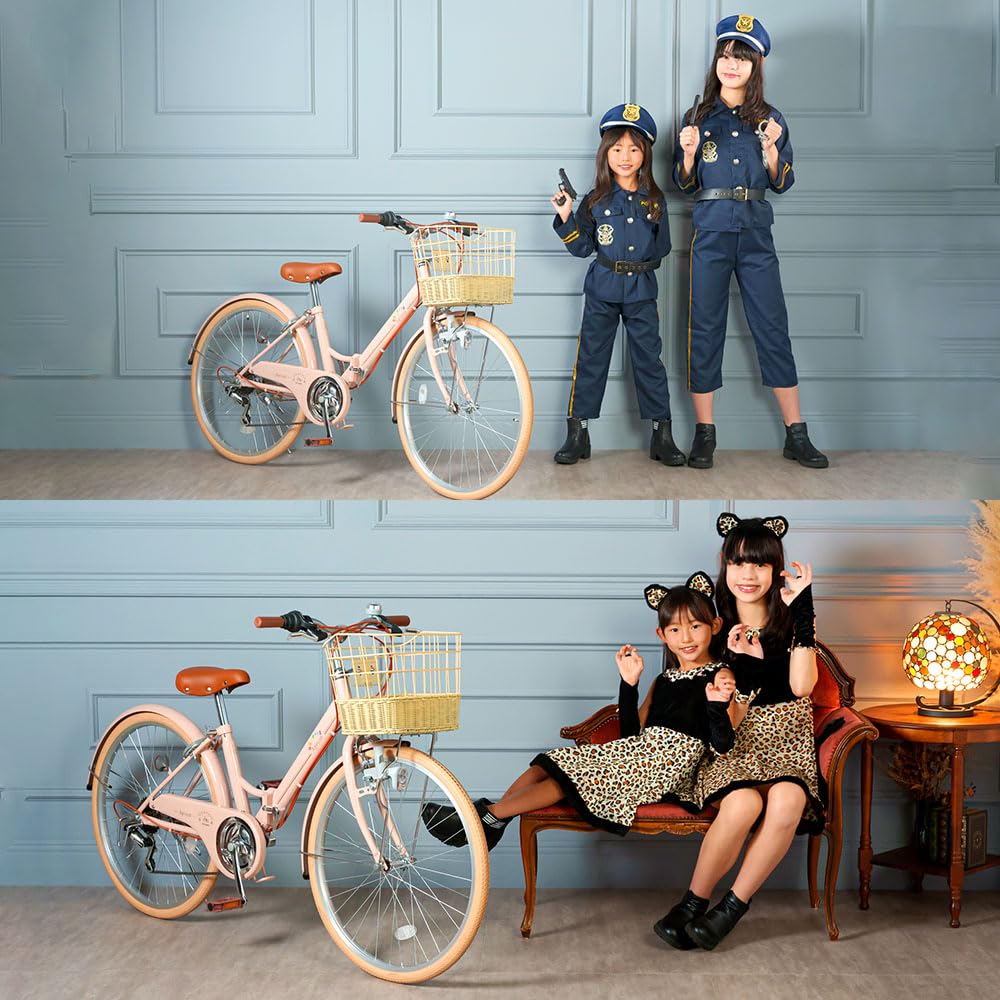 Amazon | GRAPHIS(グラフィス) GR-APRICOT 子供用自転車 24インチ