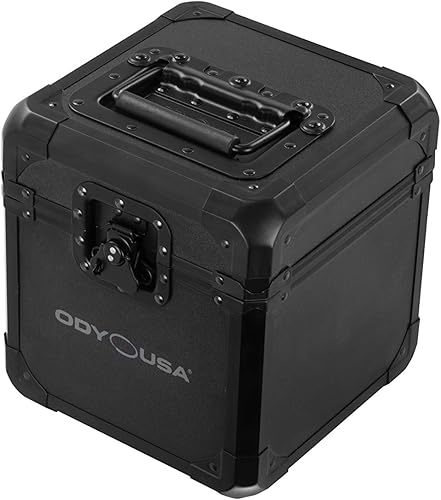 Miniatura 7 de Odyssey Cases 7 ViniloUtility Black Krom Case Capacidad para 60 discos
