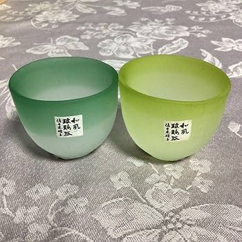 SMILE.TH あめくすりꕤ佐々木輝夫ꕤ茶碗ꕤ未使用ꕤ桐箱入 Amazon.co.jp: 佐々木ガラス 御猪口 おちょこ 和風 玻璃器 2個
