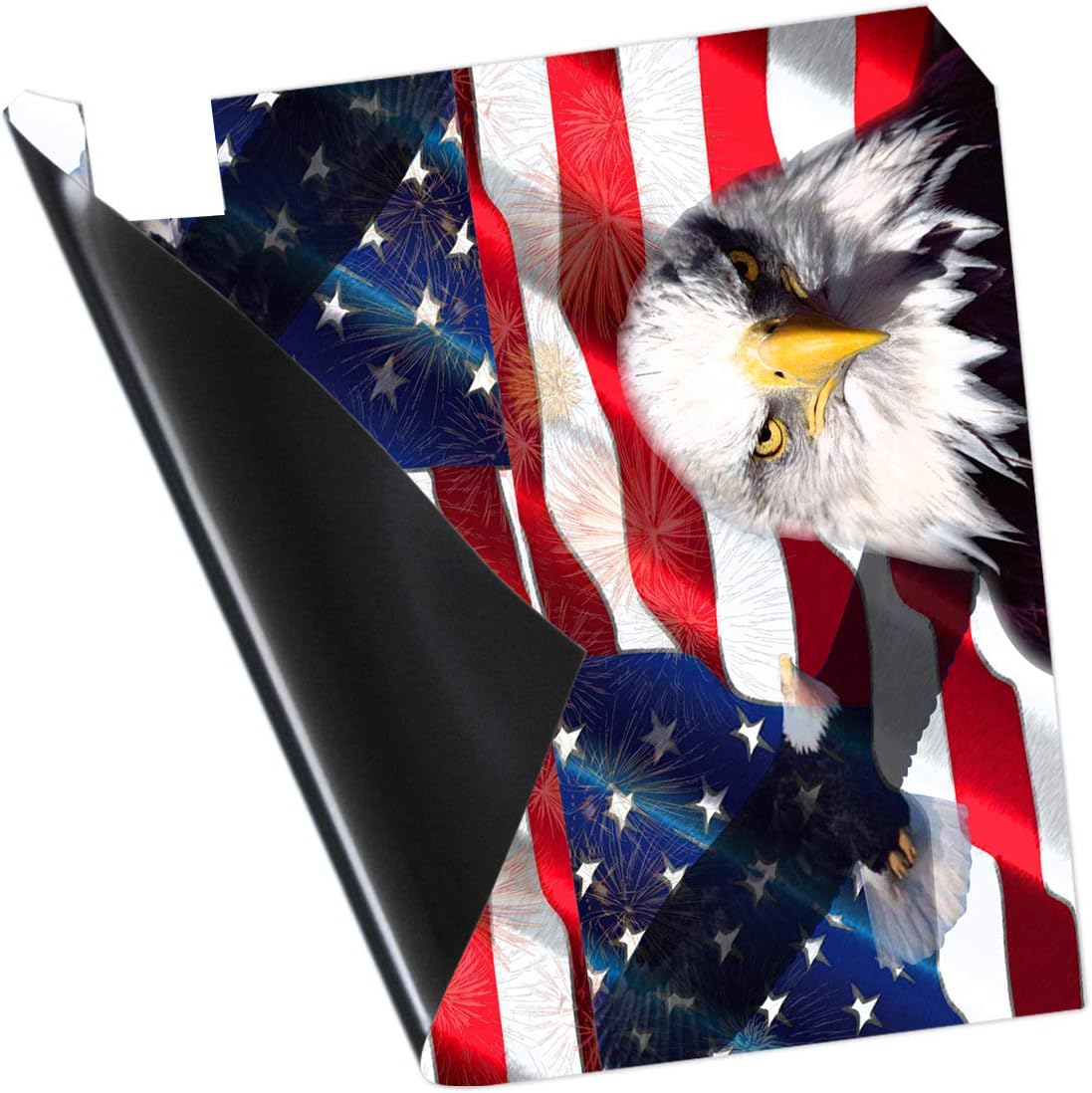 VWAQ 4th of July Mailbox Covers Magnetic - American Flag Eagle USA Patriotic Mailbox Decorative - MBM22