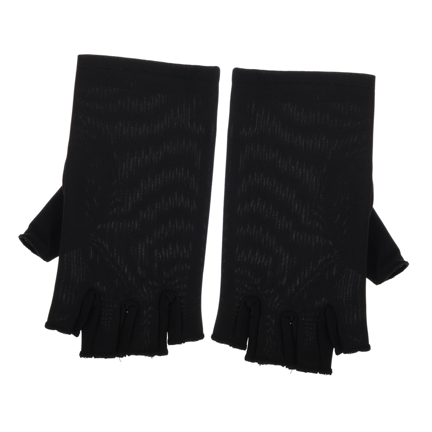 PACKOVE 1 Pair Half Finger UV Protection Gloves for Outdoor Activities Breathable Sun Protection Handwear for Cycling Fishing and Manicures Reusable UV Gloves for Men and Women