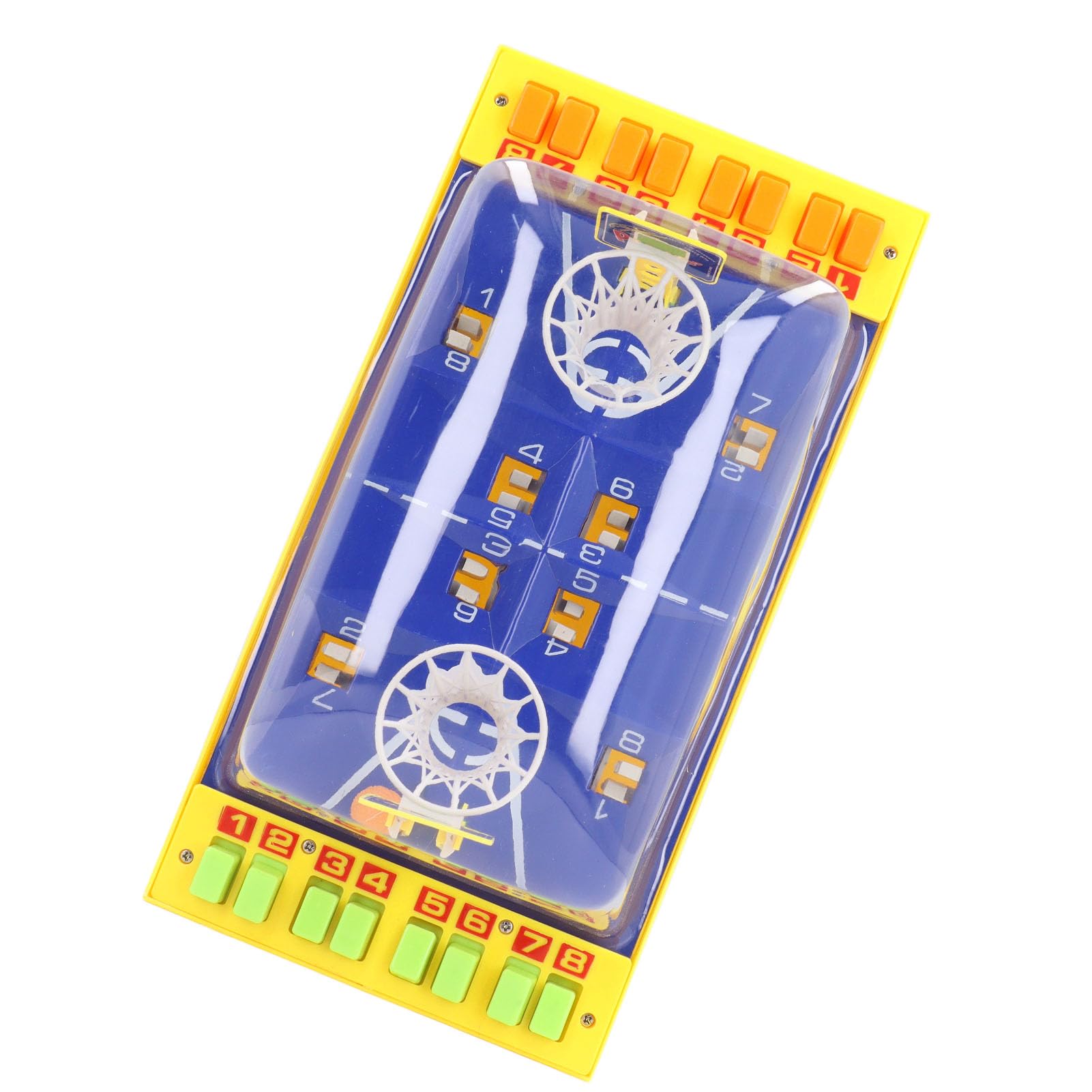 Zerodis Finger-Basketball-Tischspiel, Sicheres Interaktives Basketballspiel-Spielzeug, Verbessert die Fingerfertigkeit, Koordinationsfähigkeit, Emotionale Kommunikation, 2 Spieler für