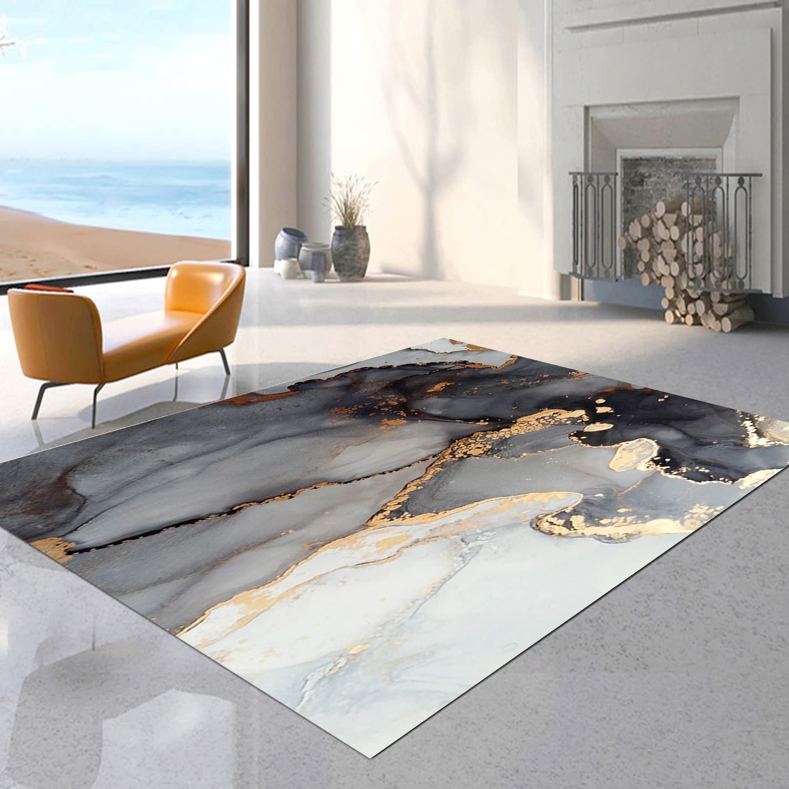 Tapis de cuisine absorbant 90x430cm à revêtement antidérapant et résistant