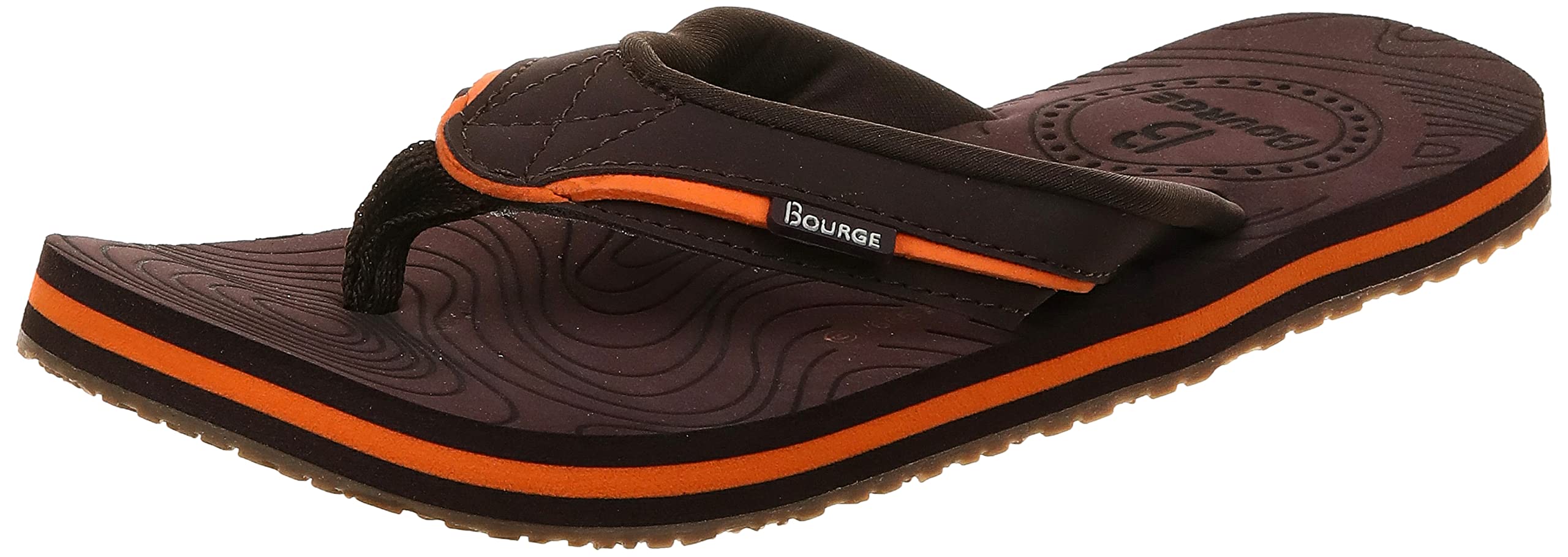 Bourge Mens Canton-z1 Brown Flip-Flops-4 Kids UK (Canton-1-04) (B08LJ3C38D) Amazon Price History, Amazon Price Tracker