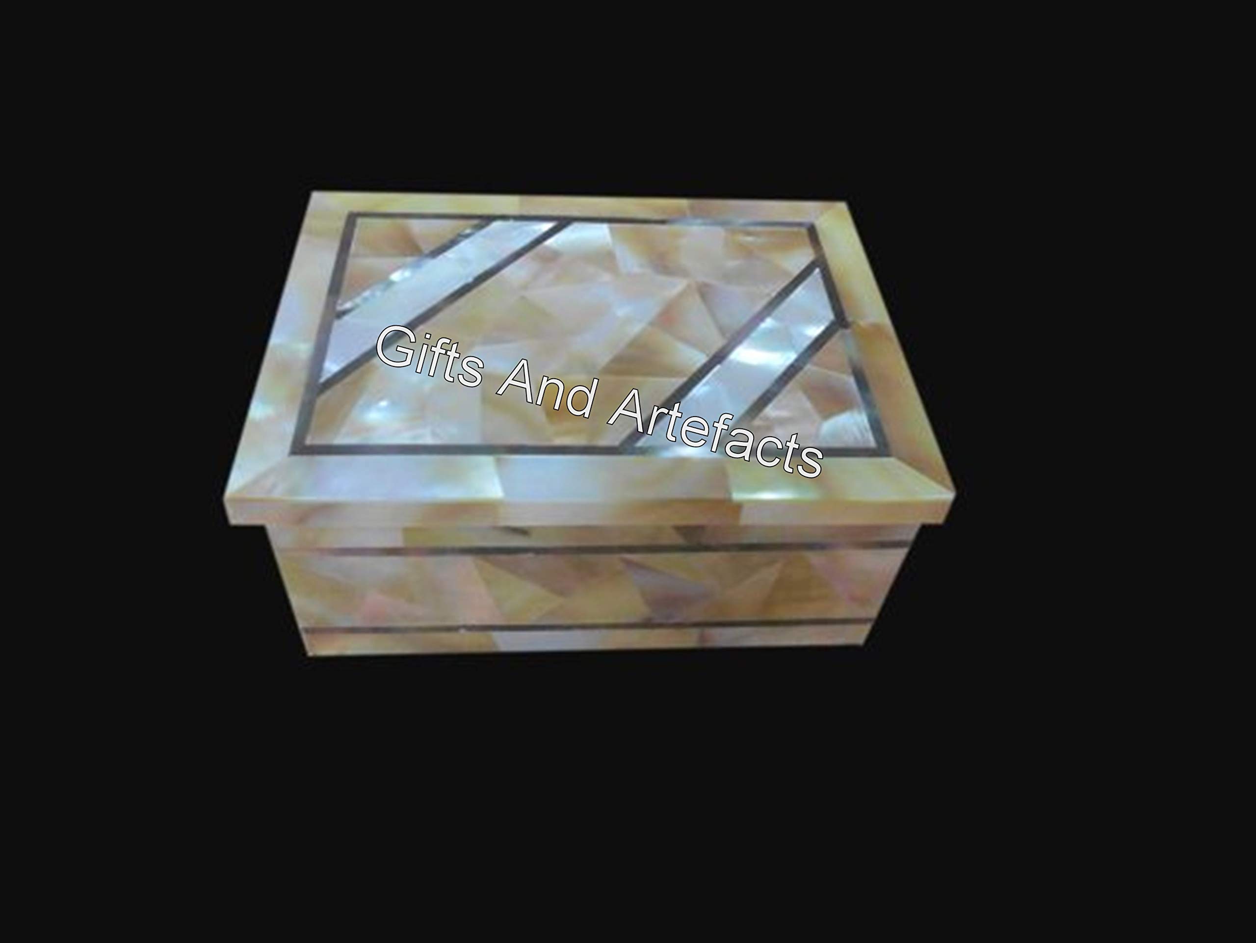 Boîte à bijoux en marbre contre la perte de bagues coffret compact en pierre