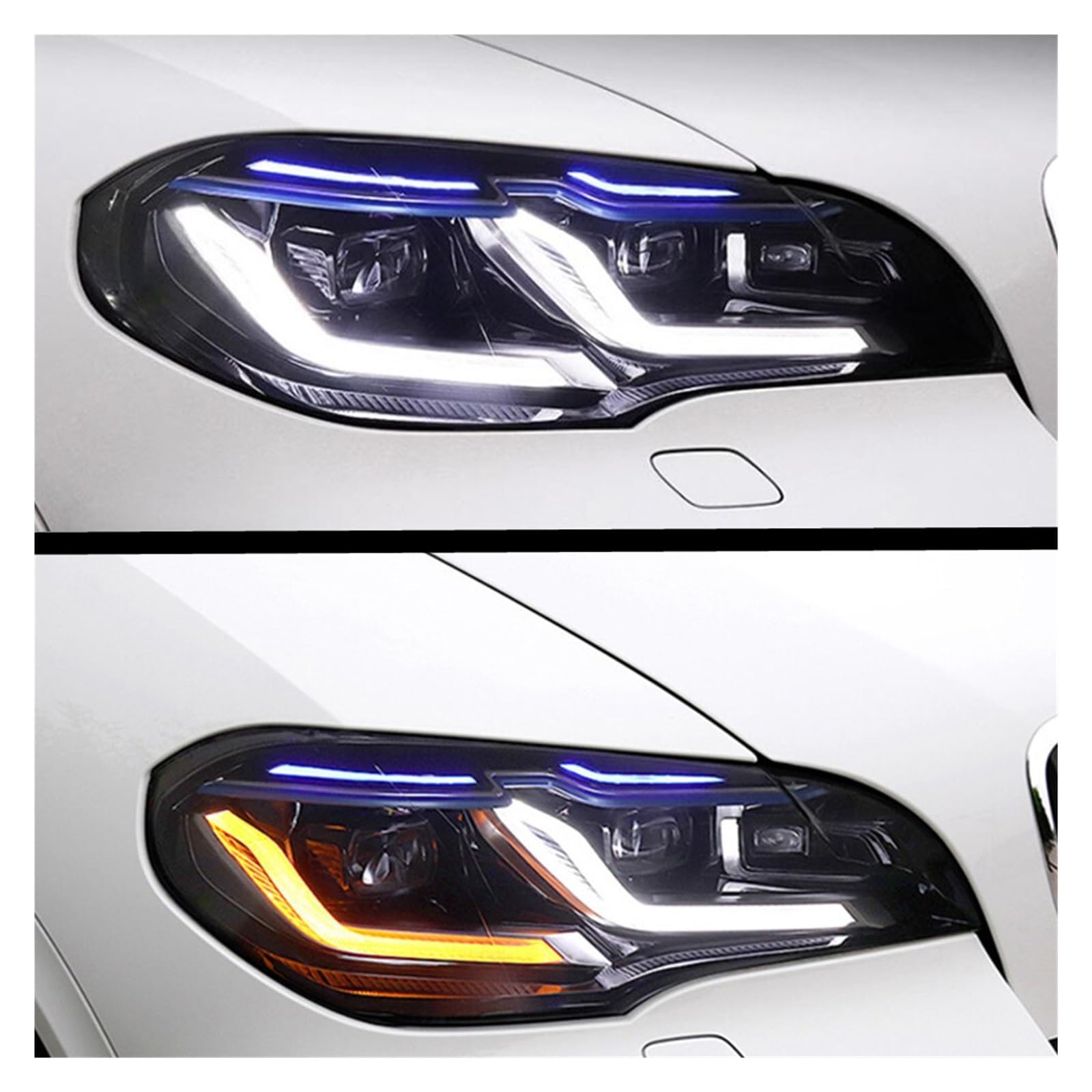 Fari a LED Compatible with auto compatibili con accessori BMW E70 X5 2007-2013 E70 Gruppo luci di direzione anteriori a LED modificate DRL(2011-2013)