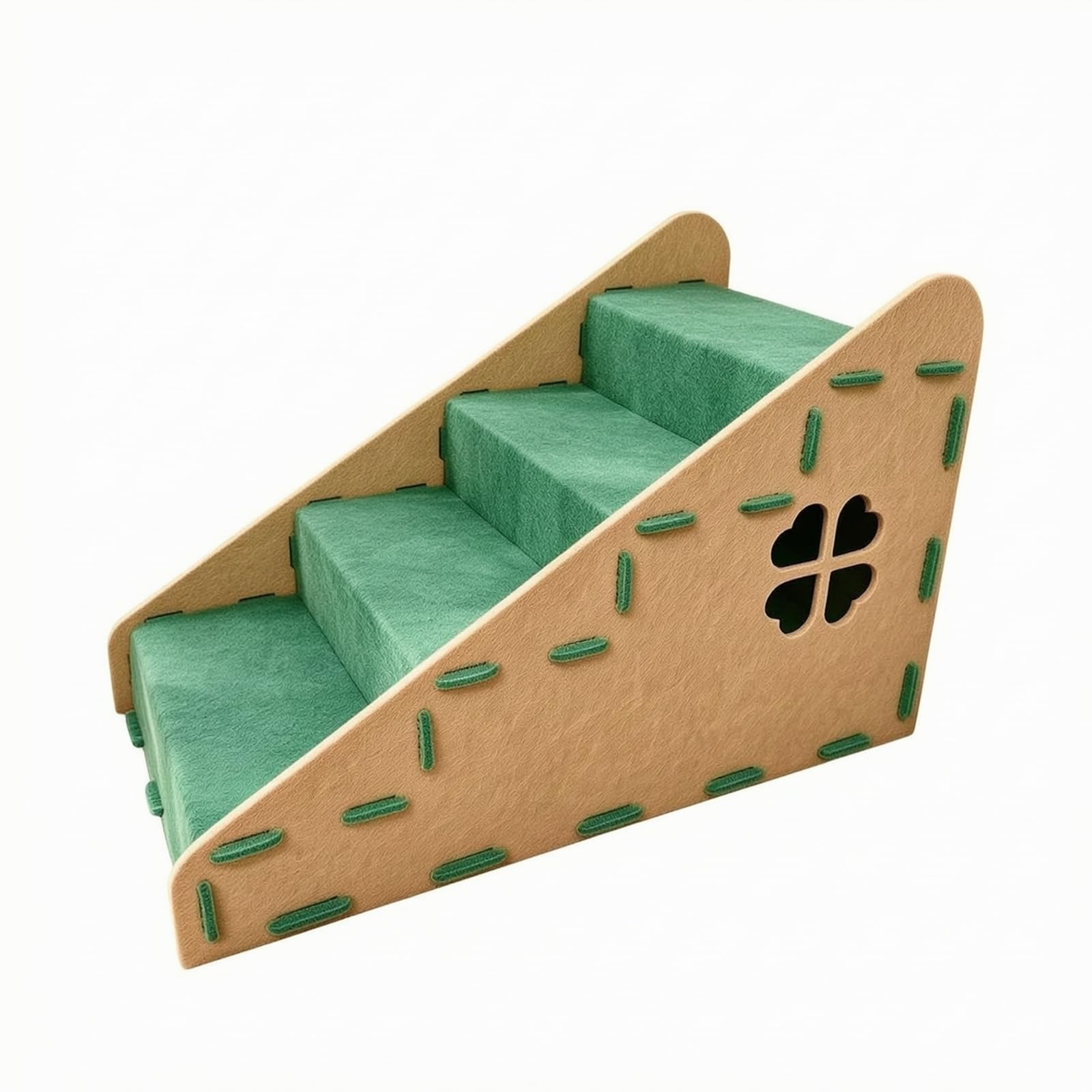 Escaleras para Perros Resistente, Verde Y Marrón