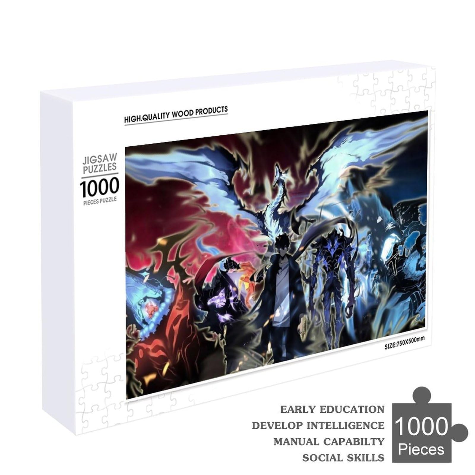 Amazon.co.jp: 俺だけレベルアップな件 水篠旬 ジグソーパズル 木製