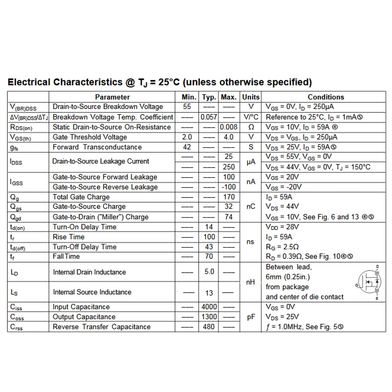 Leistungs-MOSFET Ersatz 10 ADET IRFP064NPBF IRFP064N MOSFET Transistör 55V 110A TO-247 Uygun TO-247AC Leistungstransistor