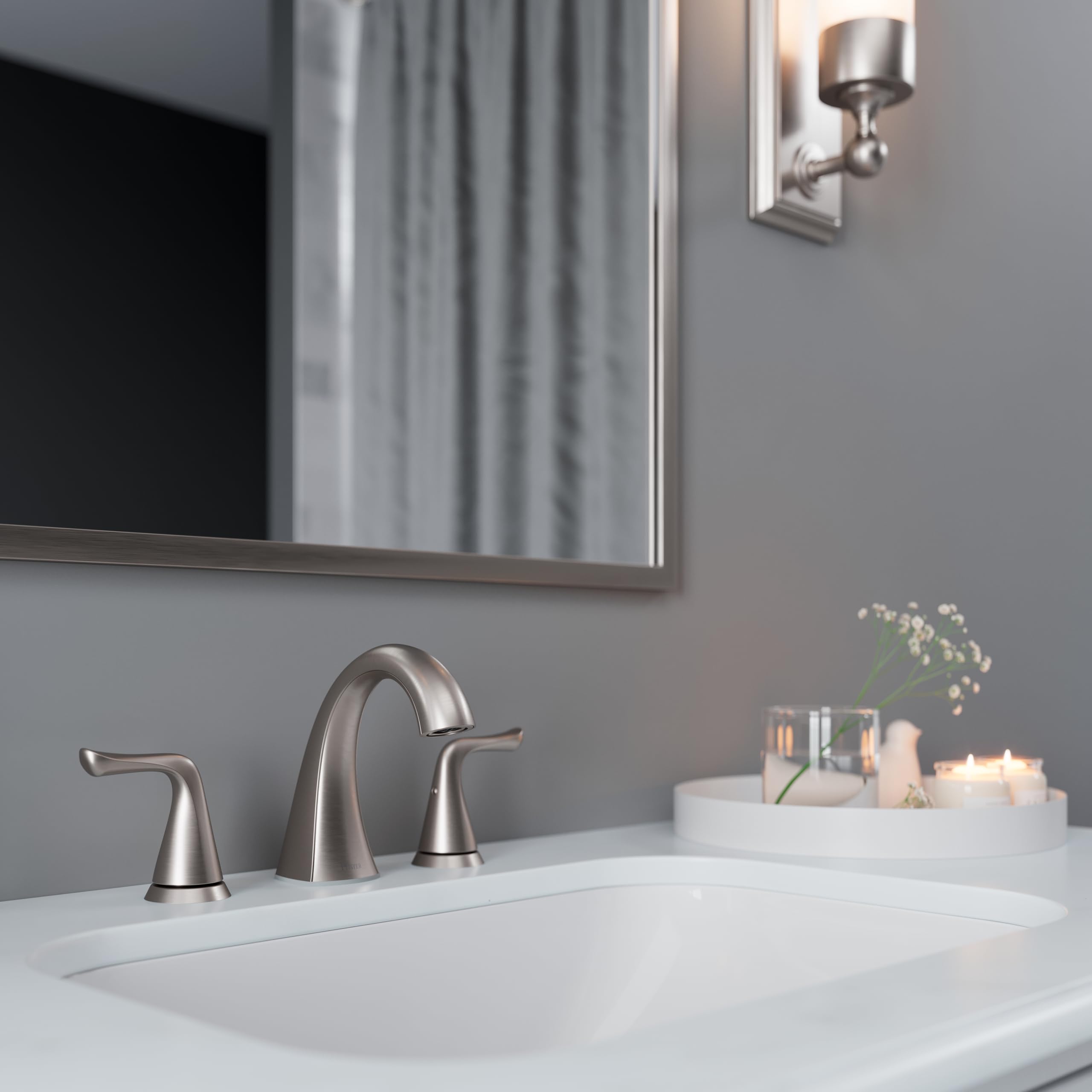 Pfister Selia LF049SLYY - Grifo Para Lavabo De Baño, 8