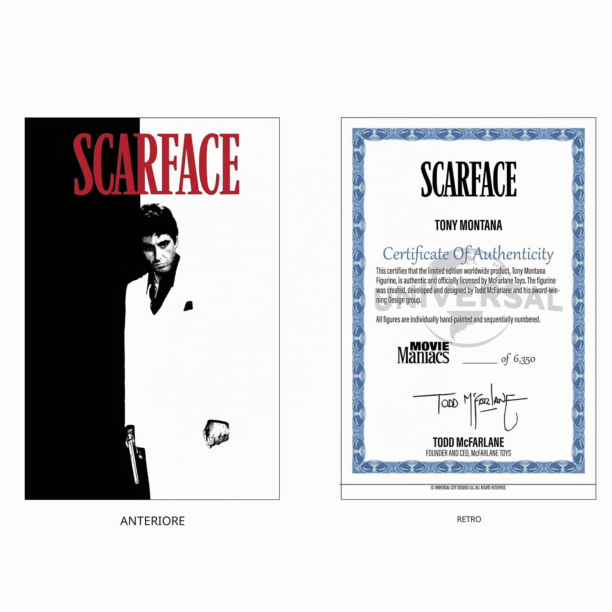 McFarlane Toys - Personaggio in posa di Tony Montana (Scarface), 15,2 cm