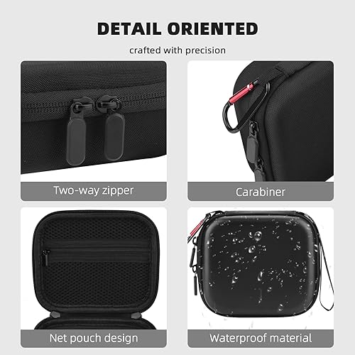 Miniatura 4 de BRDRC Funda de transporte para accesorios Insta 360 GO 3S  GO 3, bolsa de almacenamiento, funda protectora rígida para Insta360 GO 3S  GO3 Vlogging