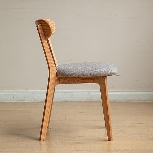 Miniatura 4 de Dining Chairs and Table & Chair Sets - Solid Oak Wood FAS Grade Made in North America 100% Dirt-Free Wood Chair for Living Room Kitchen Dining Room