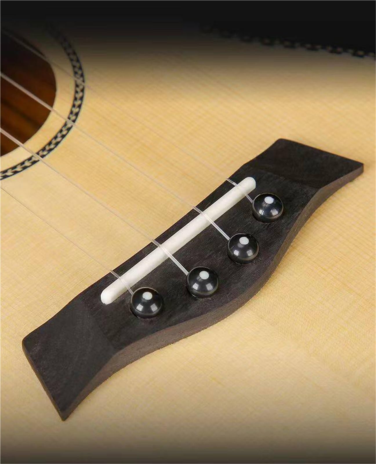 26 Zoll Fichten-Mahagoni-Ukulele-Set Mit Massiver Decke Professionelles Instrument Für Erwachsene Ukulele-Anfänger