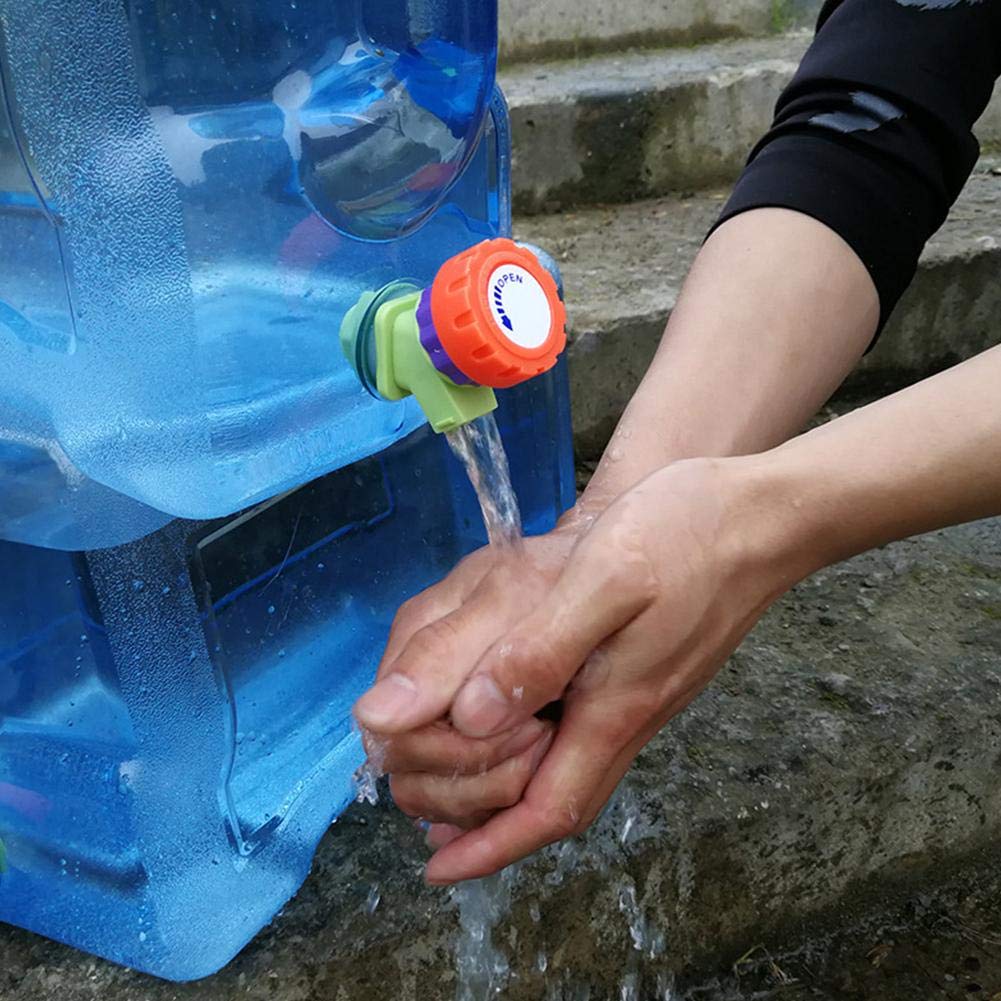 Class-Z Jerrican Alimentaire Eau Camping avec Un Robinet 15L 20L, Réservoir de Restauration de Camping de qualité Alimentaire minérale Portable avec Robinet, Parfait pour Voyage Voiture Maison
