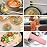 AARAINBOW 6 Pieces Stainless Steel Flatware Set Portable Reusable Cutlery Set Travel Utensils Set Including Chopsticks Knife Fork Spoon Straws Cleaning Brush Dishwasher Safe (B-Pink golden)