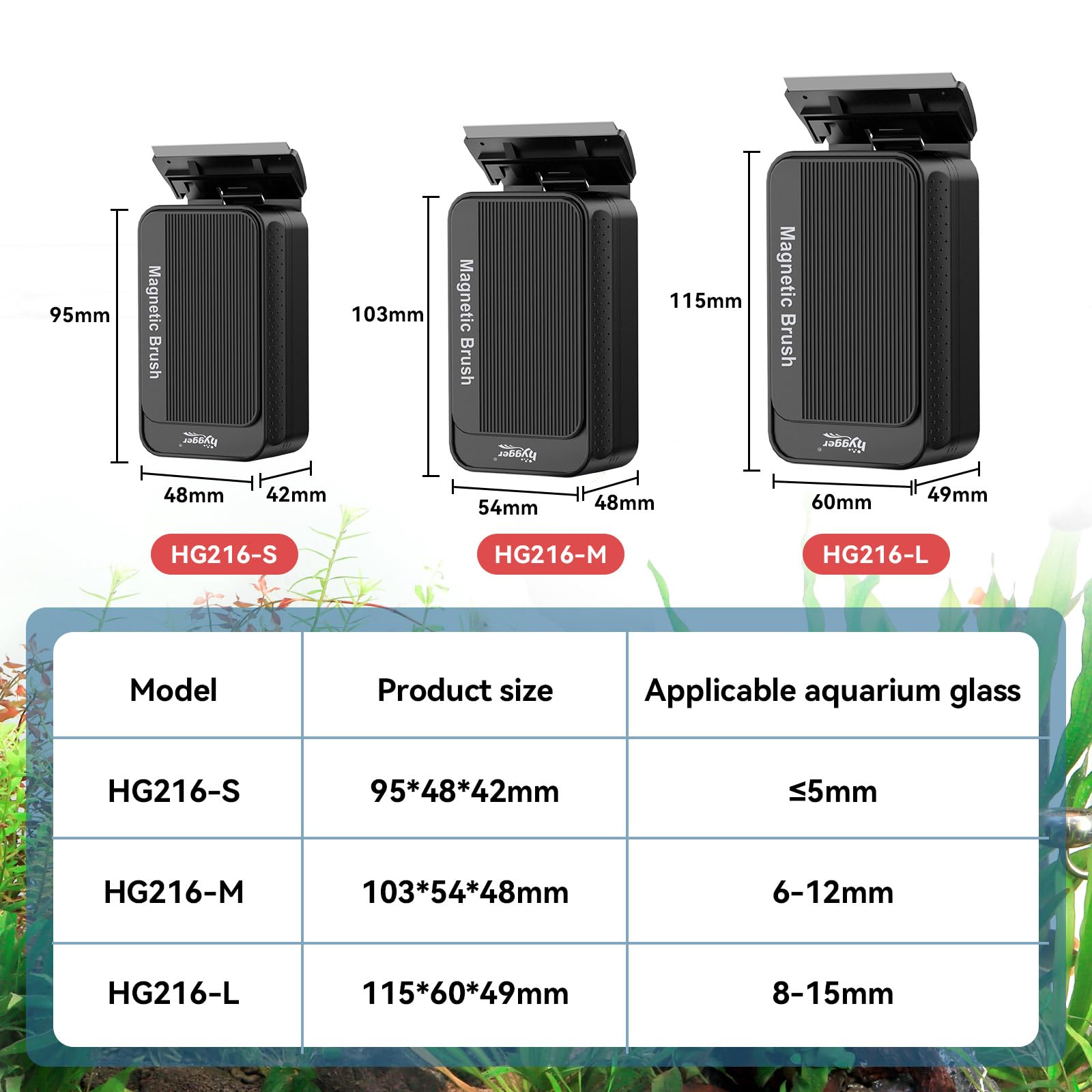 hygger Aquarium Strong Magnetic Cleaner - Image 3