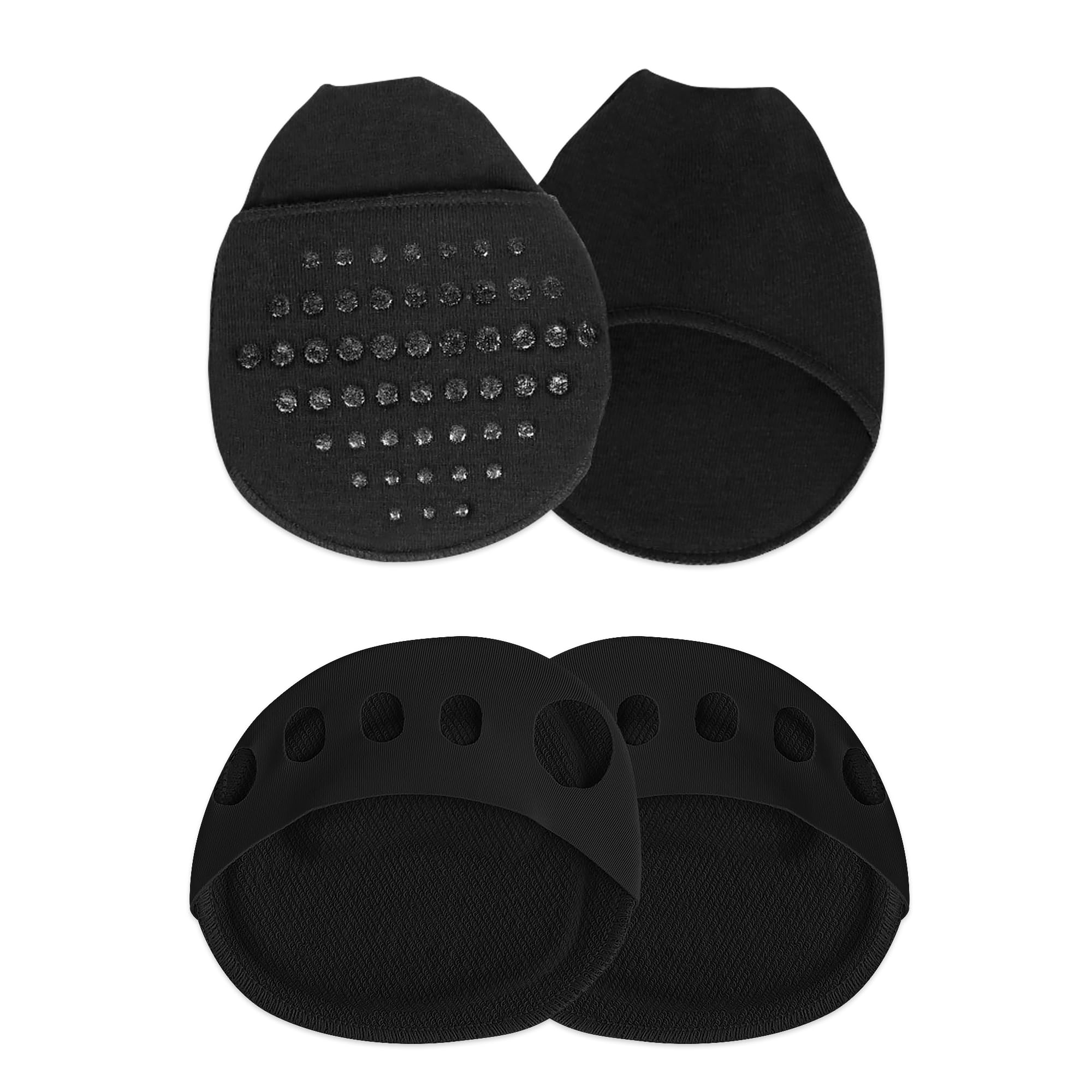 2 Pairs Metatarsal Pads Ball of Foot Cushions Honeycomb Fabric Forefoot Pads for Women High Heels Shoes Foot Pads Invisible Soft Toe Pads Reusable Sock Cushions Pads for Pain Relief Men