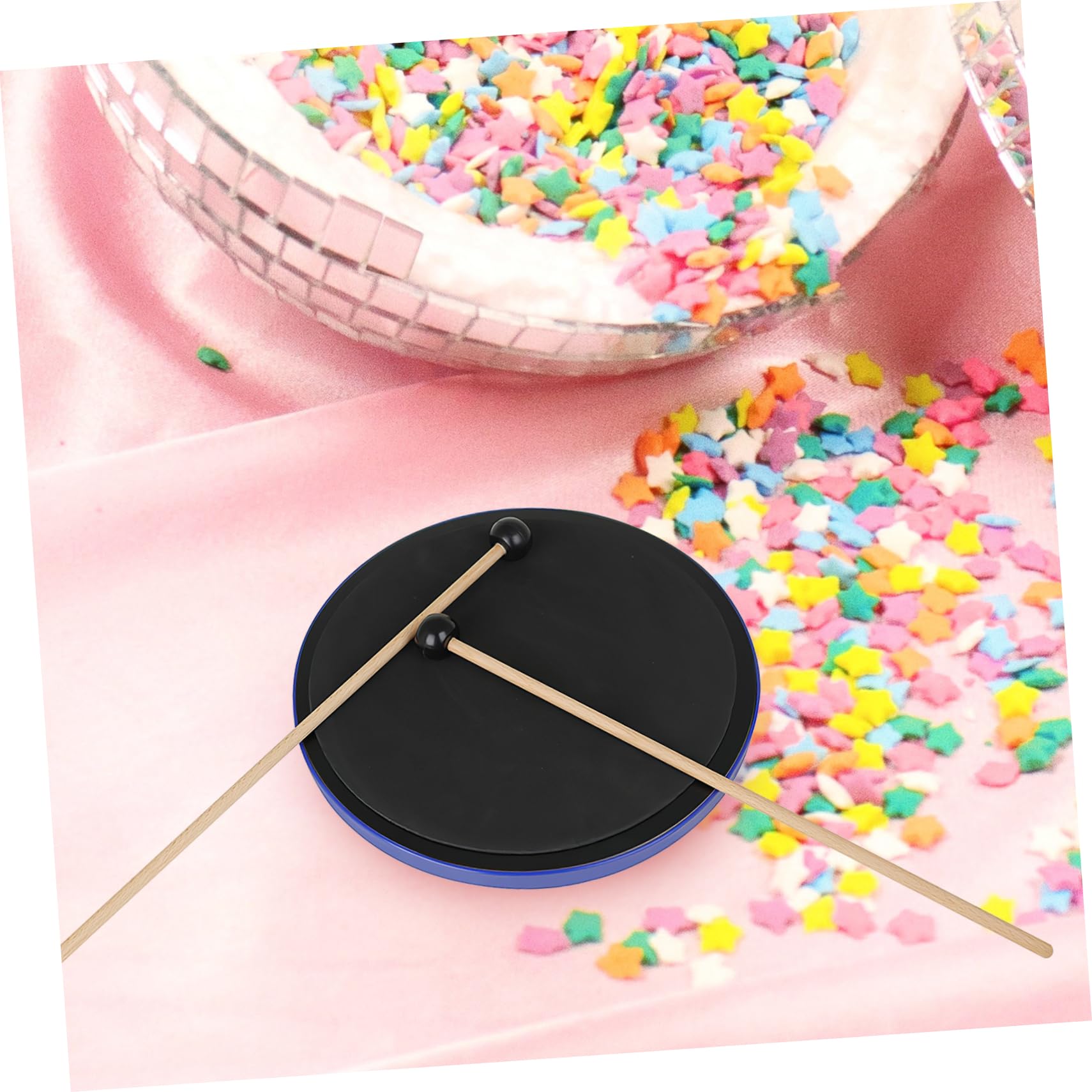 COSMEVIVI 1 pair Ergonomic Head Drum Mallet Sticks for Tongue Drum Marimba and Xylophone Practical Percussion Accessory for Music Lovers and Beginners