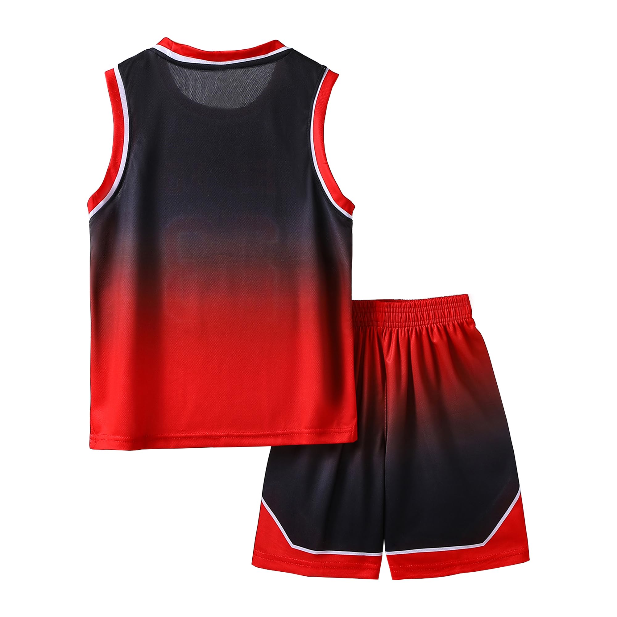 Camisetas de baloncesto 23# para niños y jóvenes, camiseta deportiva para niños y niñas, conjunto de uniforme de baloncesto degradado, 6-16 años
