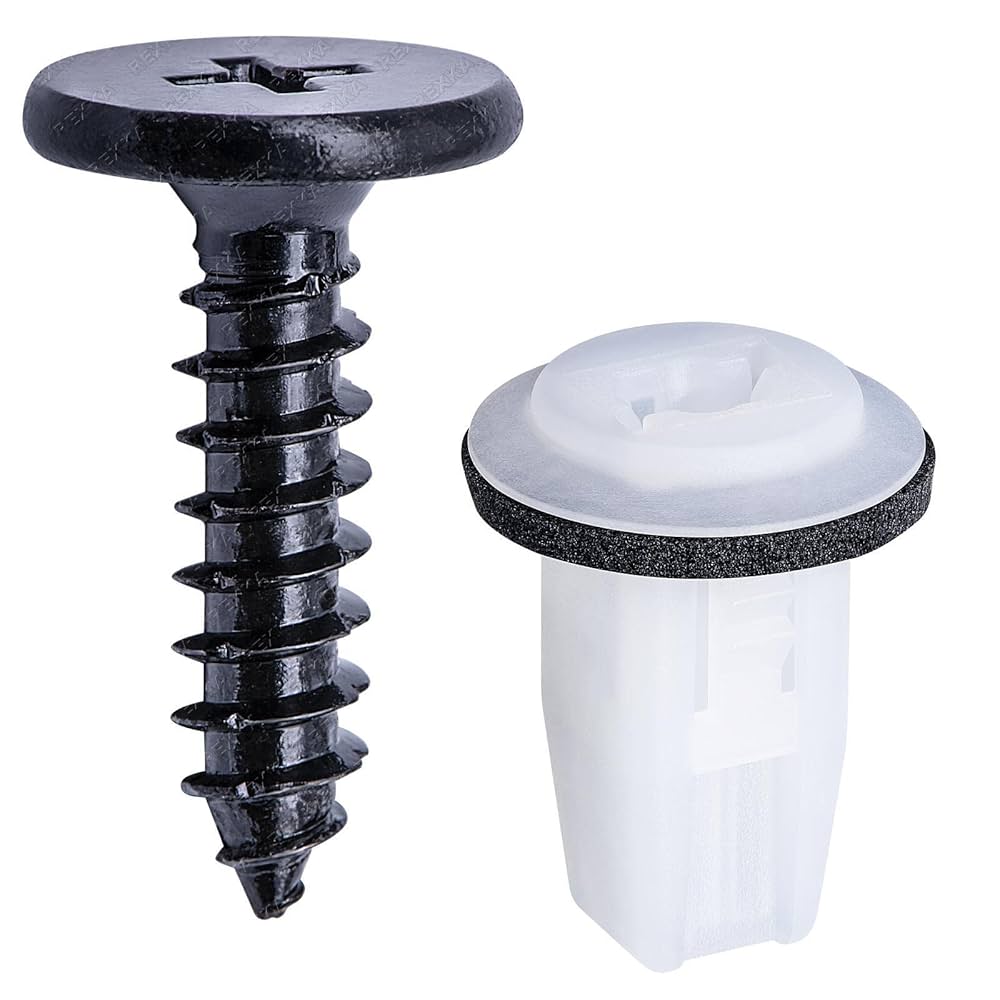 Amazon.com: Rexka 10 Sets 5mm Fender Liner Bumper Cover