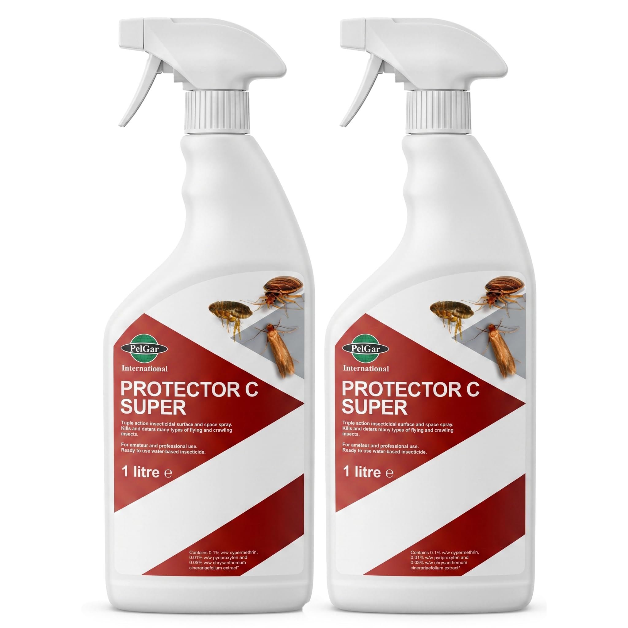 1L Protector C Super Bed Bug Spray Killer for Mattress, Carpet & Upholstery