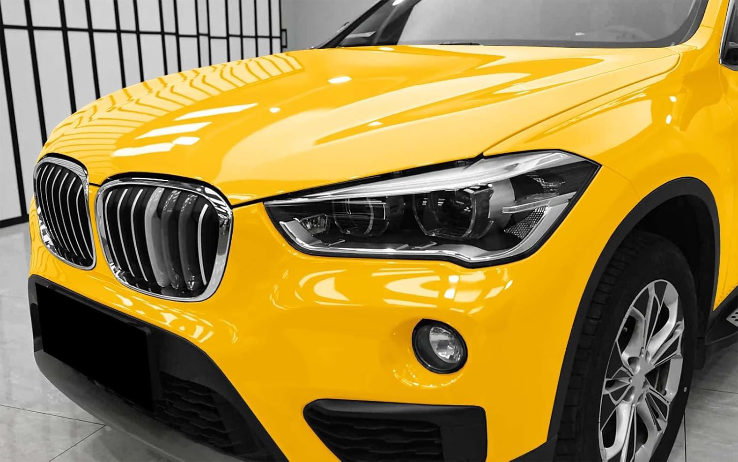 PPF Paint Protection Film Gloss Sunflower Yellow Self Healing Auto Bra Vinyl Wrap Invisible Scratches Shield Sheet DIY with Tool Set 1.6FTx5FT