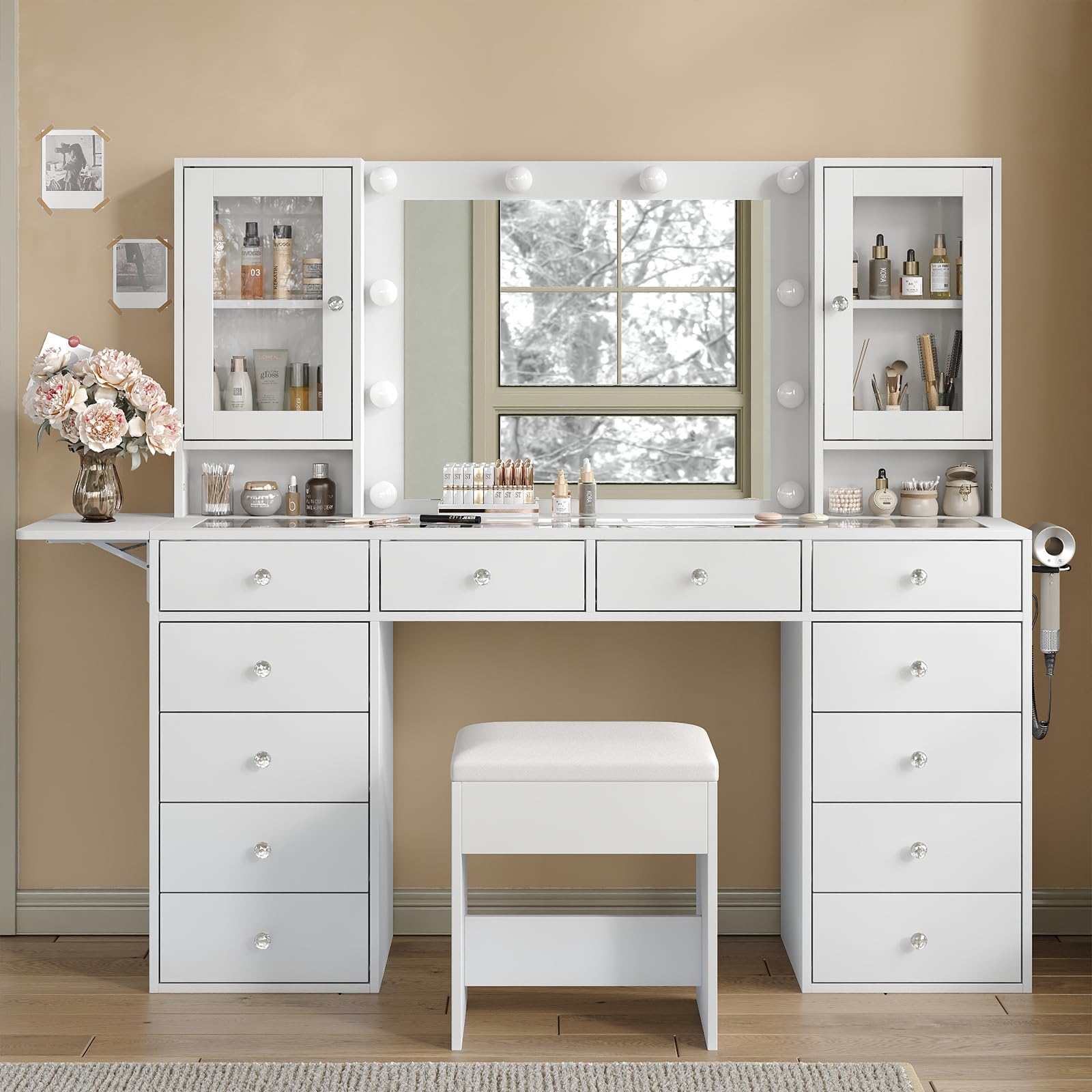 フィロソフィーのダンス Amazon特典(メガジャケ11枚まとめセット) Amazon.com: FUSOU 55'' Large Vanity Desk with Mirror and Lights