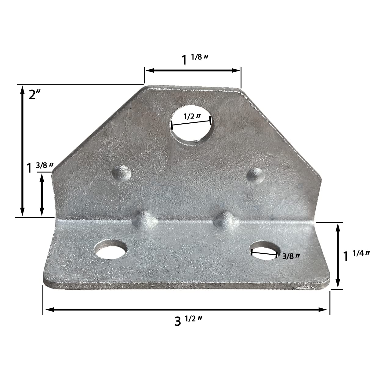 20 Pack Swivel Top Angle Bracket Bolster Bunk Board Adjustable for Boat Pontoon Trailer (20)