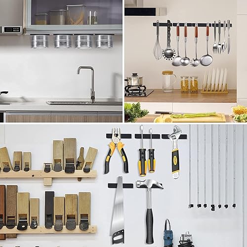 Miniatura 7 de LOVIMAG Imanes de barra de tierras raras, impermeables, potentes imanes de neodimio con adhesivo de doble cara y revestimiento epoxi para puerta de