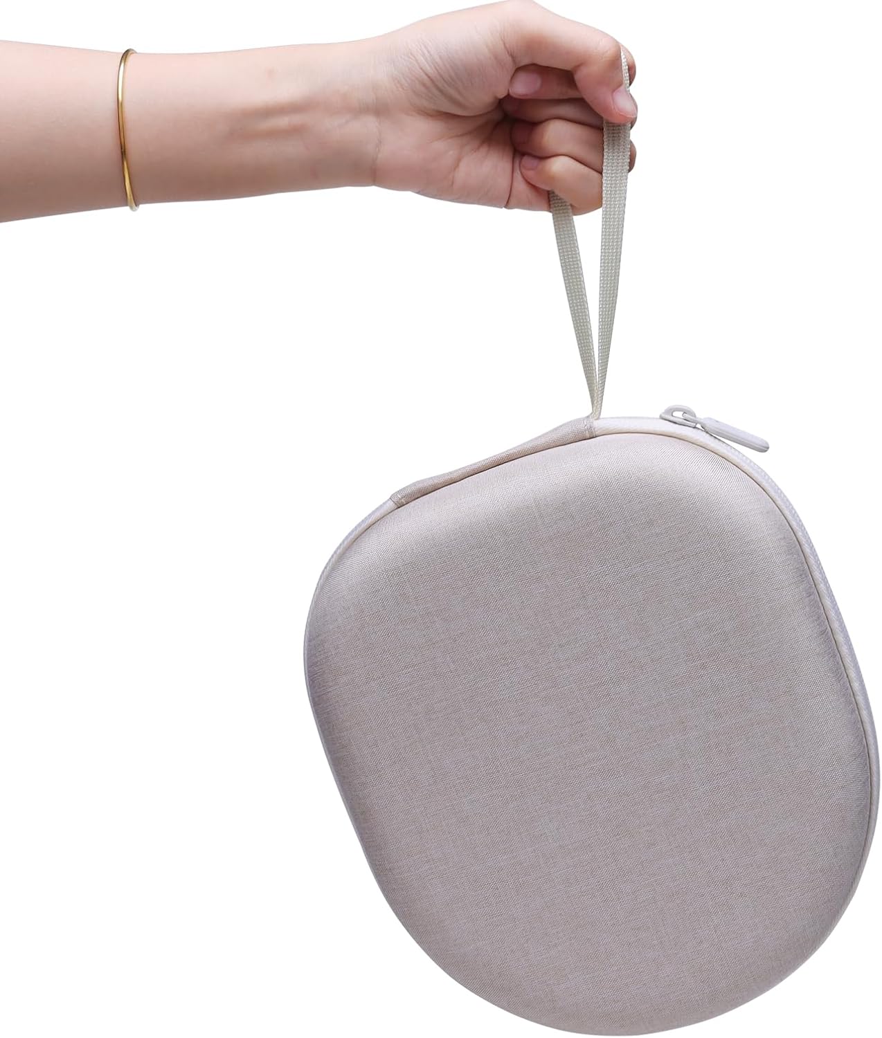 Headphone Headset Case Compatible with Anker Q20i Q30/Sony WH-CH520/JBL/BERIBES/KVIDIO Wireless On-Ear Headphones, Beige - Image 4