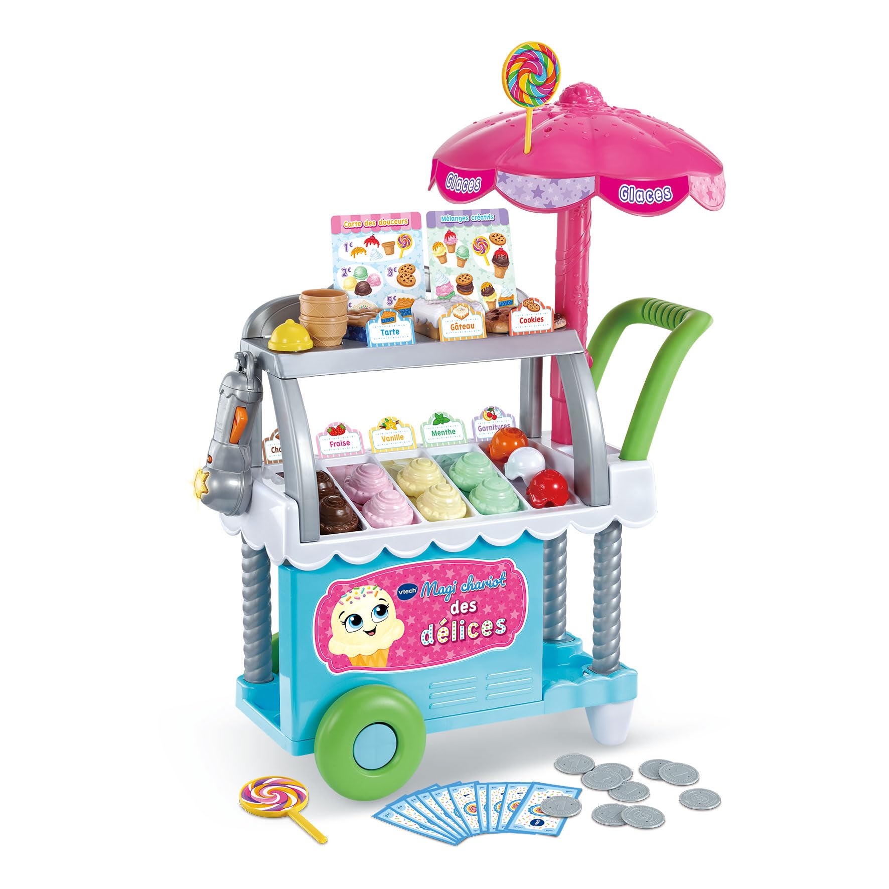 VTech Magi Chariot des Délices, Stand Marchand de Glaces Ambulant