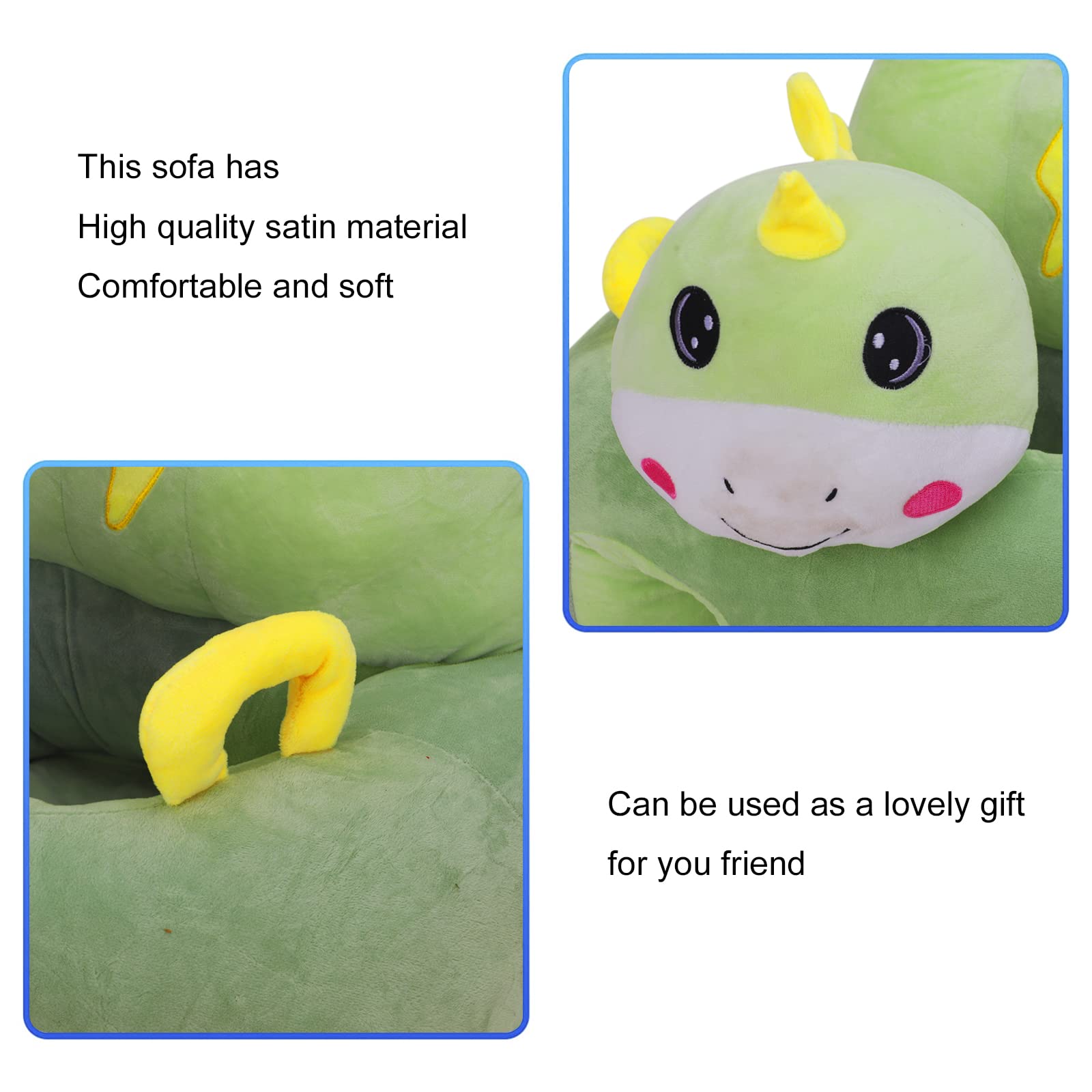 Chaise Pour Bébé En Peluche Siège De Soutien Apprentissage - Animal Mignon 3-36 Mois