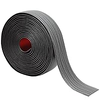 Vista 25 de Tira de Transición de Piso de 2" Autoadhesiva de Vinilo Plano con Respaldo Fuerte (5cm, 10FT, Café)