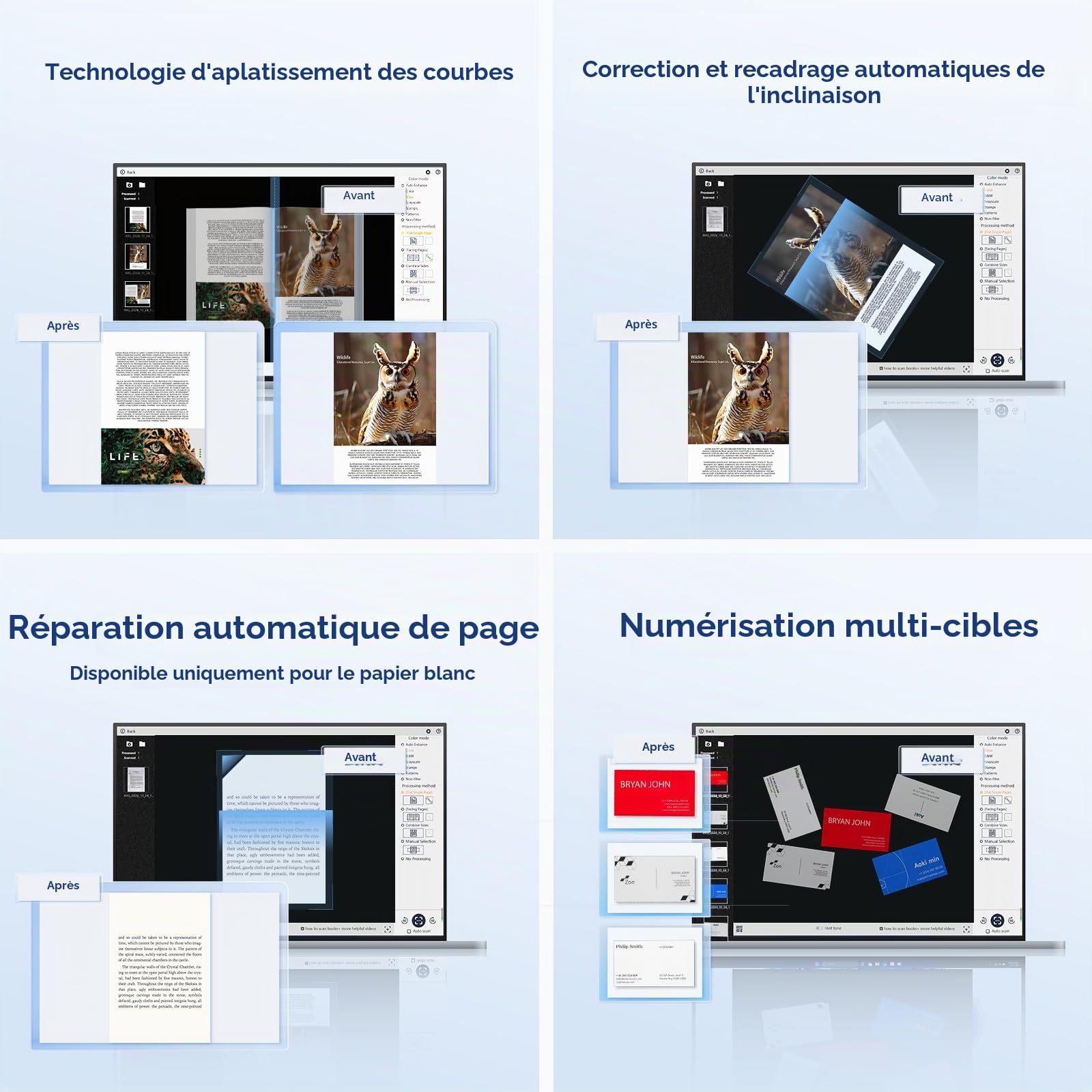 CZUR Shine Ultra Scanner Portable A3, Scanner de Documents et Livres avec OCR, 13MP avec Fonction OCR Intelligente, Numérisation Rapide 1s/Page, Compatible Windows et macOS, Export PDF/Word/Excel/JPG
