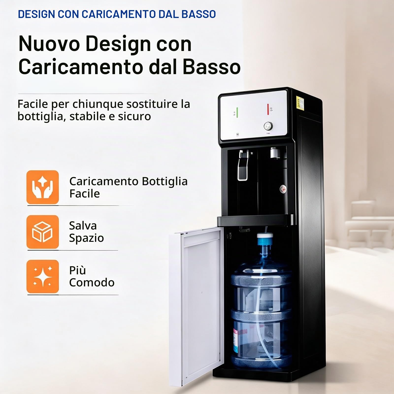 Distributore Acqua a Colonnina Refrigerante a Boccioni