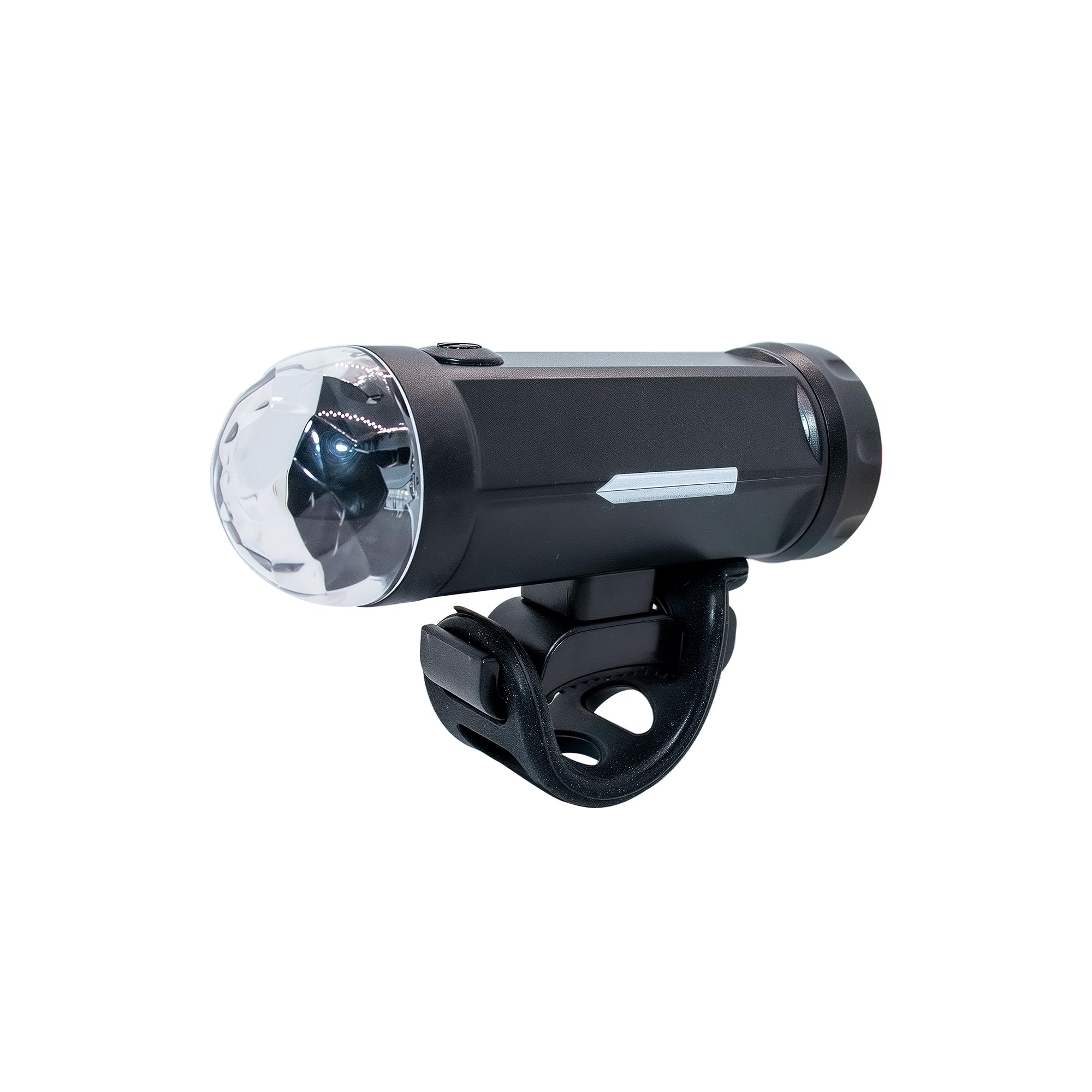 Briloner Leuchten Lichtfiets, Partylicht muzieksensor, muziekgestuurde kleurverandering, 48 x RGB-LED, incl. 2 m USB-kabel, IP20, zwart, 125x38mm (DxH