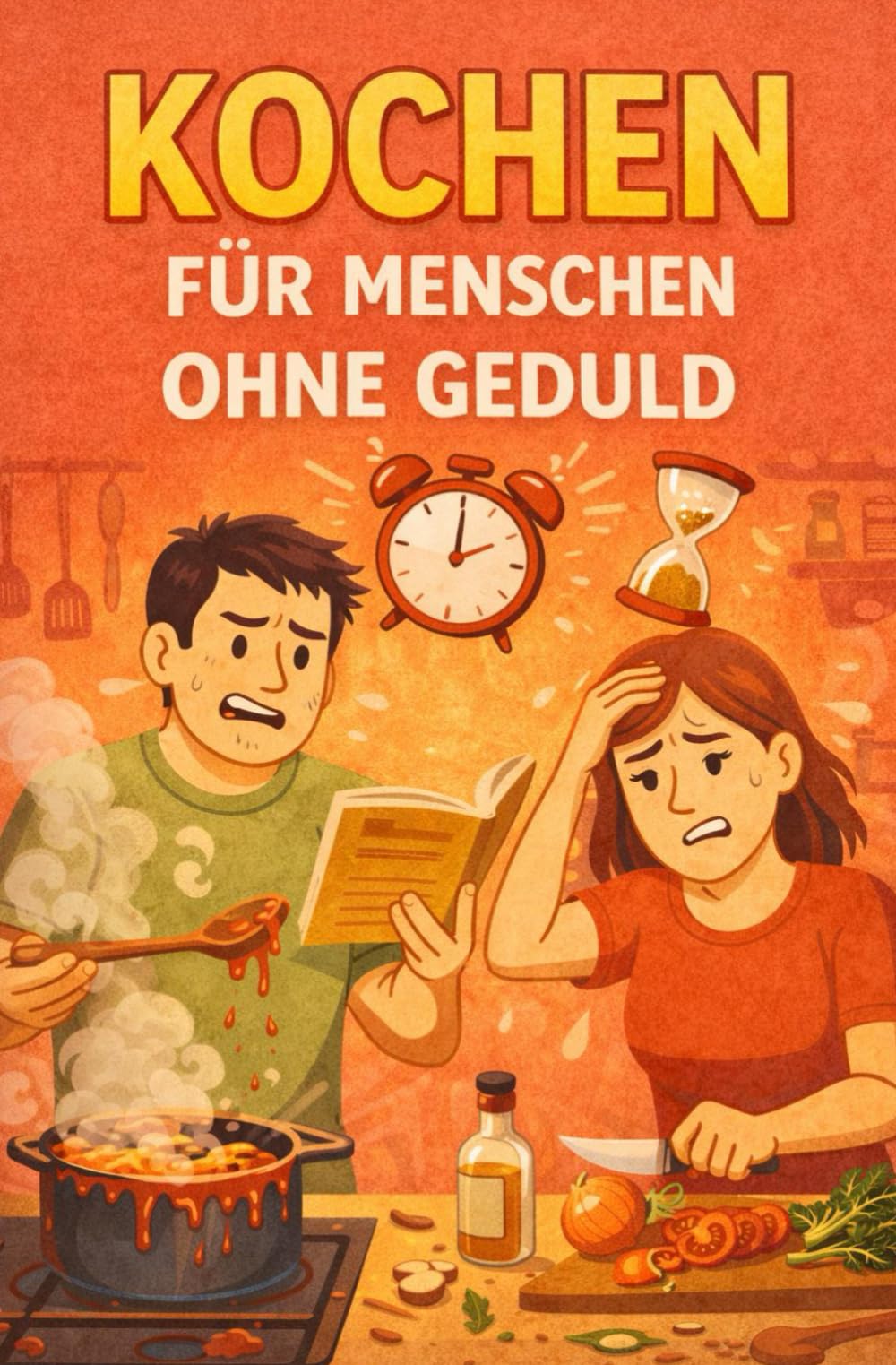 Kochen Für Menschen Ohne Geduld (Sammlung satirische Taschenbücher als Scherzgeschenk)