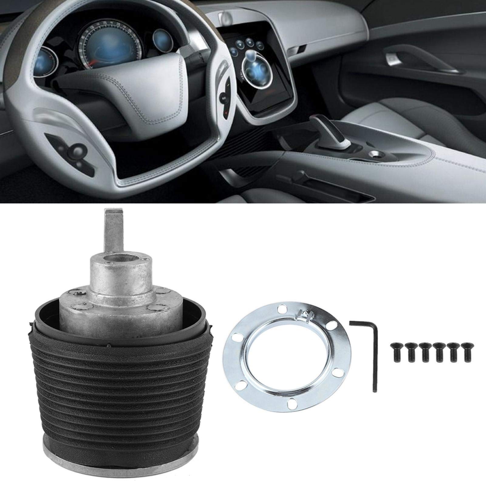 Adaptateur de moyeu de Volant à dégagement Rapide Universel de Volant de Voiture Adaptateur de Course de moyeu à dégagement Rapide Kit de Bossage pour 106306 moyeu de Volant
